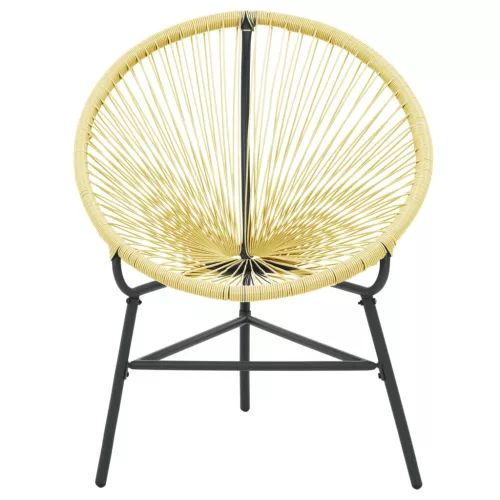  bézs polyrattan kerti Acapulco szék