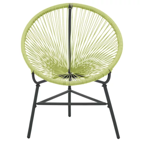  zöld polyrattan kerti Acapulco szék
