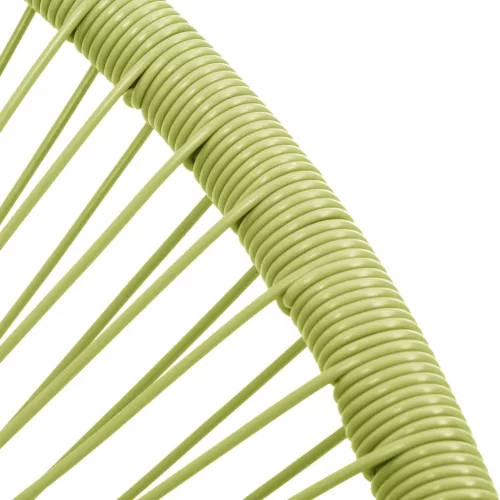  zöld polyrattan kerti Acapulco szék