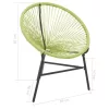  zöld polyrattan kerti Acapulco szék