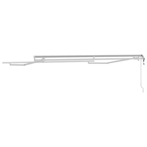 Napernyő Kézi Fehér 3 x 2,5 m Fém