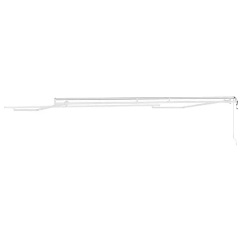 Napernyő Kézi Fehér 4,5 × 3 m Fém