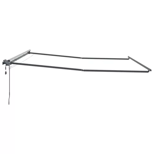  Napernyő keret Antracit 500 × 350 cm Alumínium