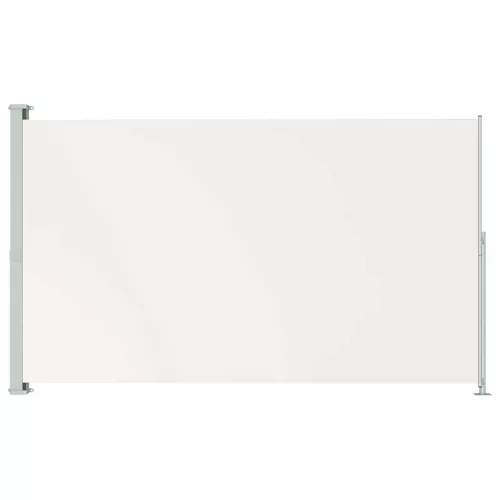  krémszínű behúzható oldalsó terasznapellenző 180 x 300 cm