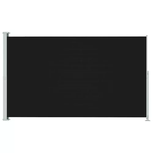  fekete behúzható oldalsó terasznapellenző 200 x 300 cm