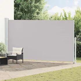  szürke behúzható oldalsó terasznapellenző 200 x 500 cm