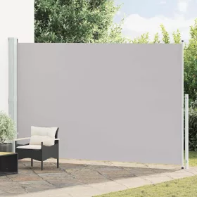  szürke behúzható oldalsó terasznapellenző 220 x 500 cm