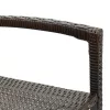  4 db barna polyrattan bárszék