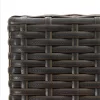  4 db barna polyrattan bárszék
