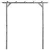  szürke impregnált fenyőfa kerti pergola 200 x 40 x 205 cm