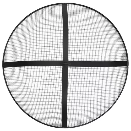  acél tűztál piszkavassal 54 x 54 x 55 cm