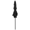  3 szintes fekete napernyő alumíniumrúddal 2 x 2 m