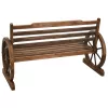 tömör fenyőfa kerti pad 112 cm