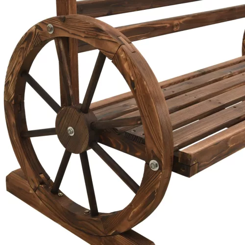  tömör fenyőfa kerti pad 112 cm