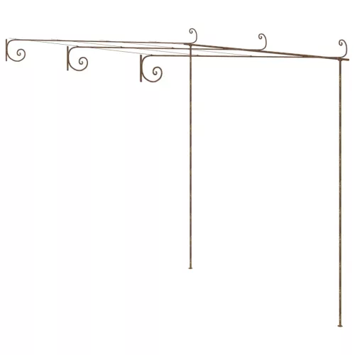  antik barna vas kerti pergola 3 x 3 x 2,5 m 