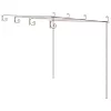  antik barna vas kerti pergola 4 x 3 x 2,5 m 
