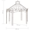  antik barna vas kerti pavilon 400 x 258 x 378 cm