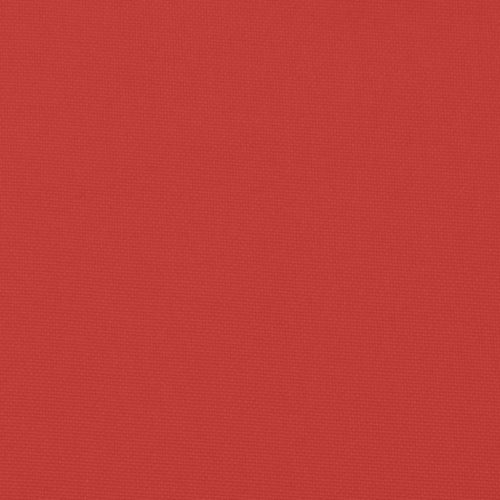  6 db piros szövet kerti magas háttámlájú székpárna 120x50x3 cm