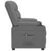 szürke műbőr elektromos dönthető fotel