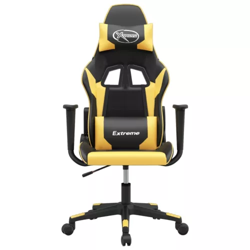  fekete és aranyszínű műbőr játékszék