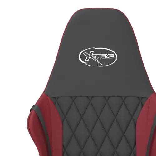  fekete és bordó műbőr játékszék