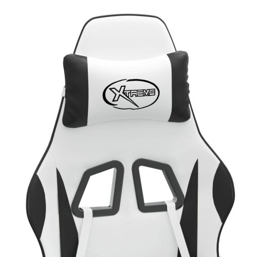  fehér és fekete műbőr játékszék