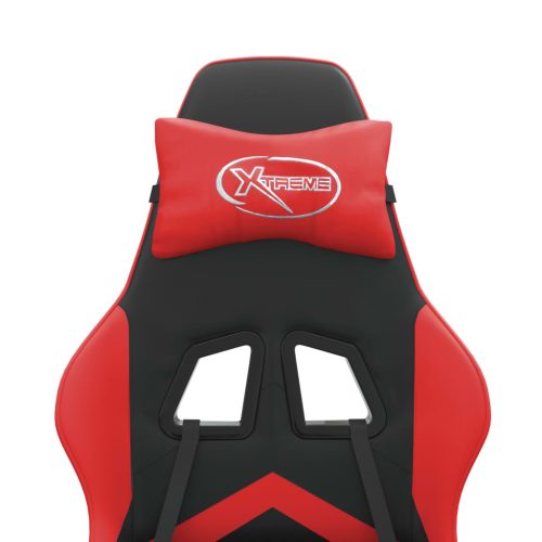  fekete és piros műbőr játékszék