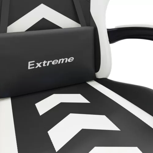  fekete és fehér műbőr játékszék