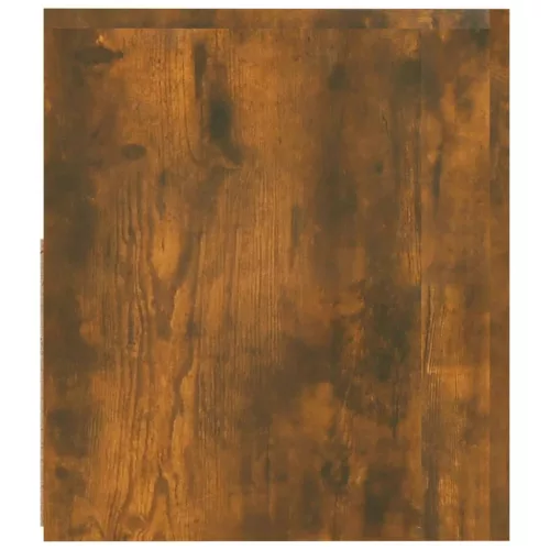  2 db füstös tölgy színű éjjeliszekrény LED-ekkel 60x35x40 cm