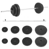  súlyzórúd súlytárcsákkal 60 kg