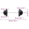 súlyzórúd súlytárcsákkal 60 kg