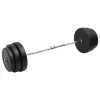  hajlított súlyzórúd súlytárcsákkal 90 kg