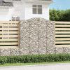  18 db íves horganyzott vas gabion kosár 200x50x220/240 cm