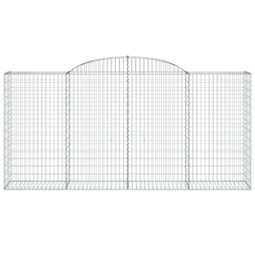  2 db íves horganyzott vas gabion kosár 300x50x140/160 cm