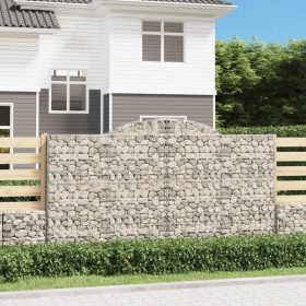  11 db íves horganyzott vas gabion kosár 300x50x160/180 cm
