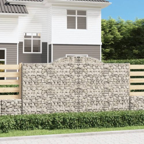 11 db íves horganyzott vas gabion kosár 300x50x160/180 cm