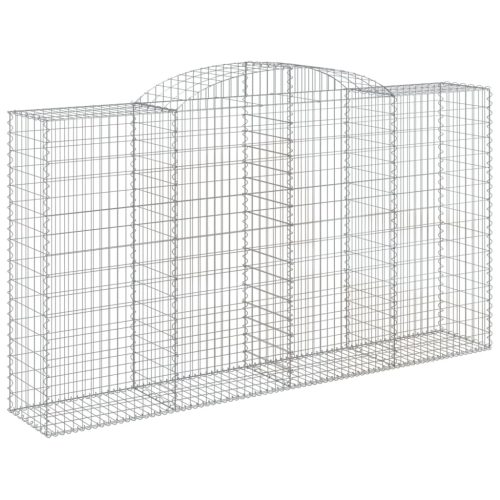  11 db íves horganyzott vas gabion kosár 300x50x160/180 cm