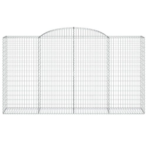  11 db íves horganyzott vas gabion kosár 300x50x160/180 cm