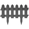  25 db antracitszürke PP gyepszegély 10 m