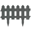  25 db antracitszürke PP gyepszegély 10 m