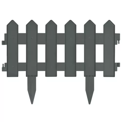  25 db antracitszürke PP gyepszegély 10 m