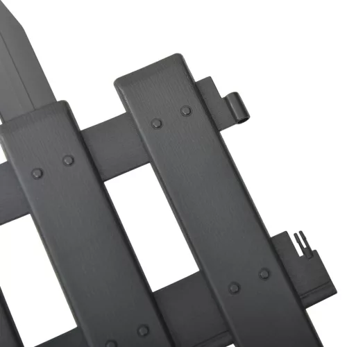  25 db antracitszürke PP gyepszegély 10 m