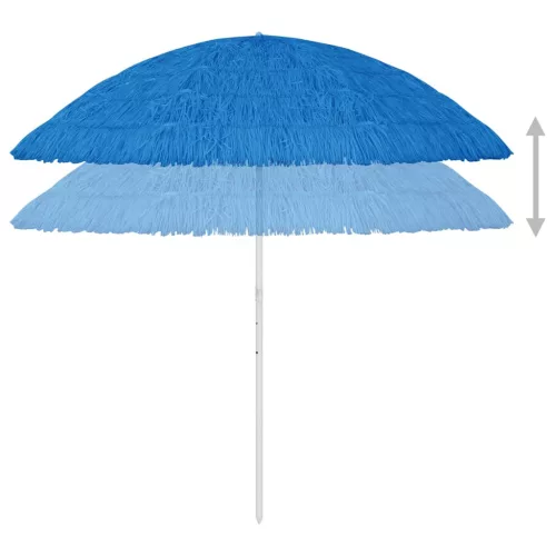  kék hawaii stílusú strandnapernyő 300 cm