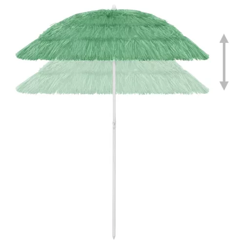  zöld hawaii stílusú strandnapernyő 180 cm