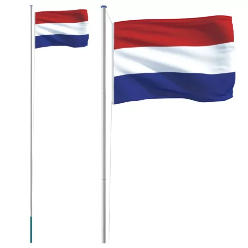  alumínium holland zászló és rúd 6,23 m
