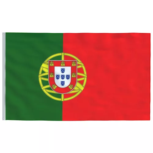  alumínium portugál zászló és rúd 6,23 m