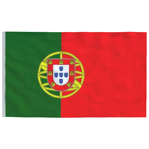  portugál alumínium zászló és rúd 5,55 m