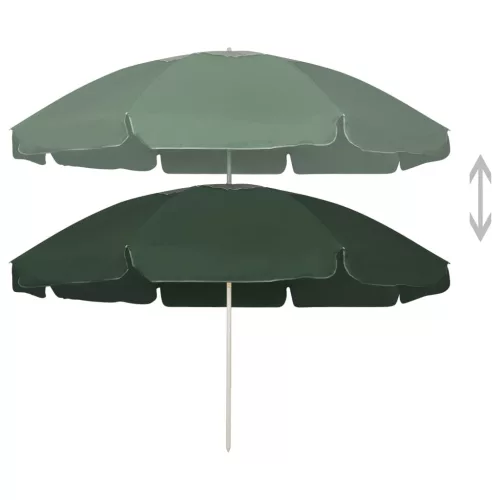  zöld strandnapernyő 240 cm