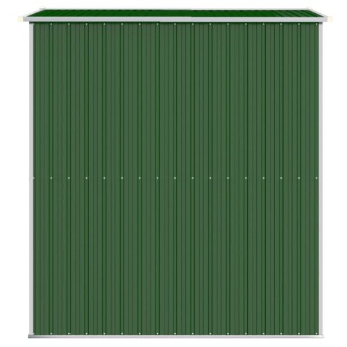  zöld horganyzott acél kerti fészer 192 x 191 x 223 cm