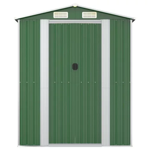  zöld horganyzott acél kerti fészer 192x689x223 cm